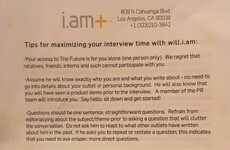 This list of Will.i.am's bizarre interview demands is going viral