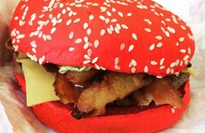 Burger King is launching these mad-looking red burgers in Ireland today