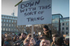 Father Ted's famous protest sign has caused some confusion in Iceland
