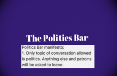 Dublin could get a bar where phones are banned and you have to talk politics