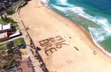 This Sydney GAA club wonderfully paid tribute to 1916 on a gorgeous beach