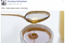 Kourtney Kardashian eats a spoon of ghee for breakfast... it's the Dredge