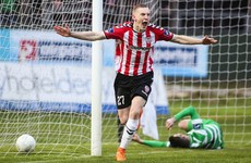 Derry City go top after comprehensive win over Shamrock Rovers