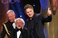 Liam Neeson picks up lifetime achievement award as Room wins big at the IFTAs