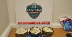 Three biscuit tins full of cocaine were found by customs at Dublin Airport