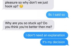 This woman decided not to go on another date with a guy and his texts got ridiculous