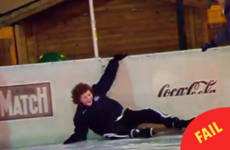 This Dublin man shared an old home video of him trying to ice skate, and it's hilarious