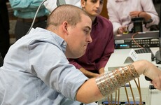Paralysed man can now use his hand thanks to pioneering software