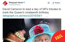 A newspaper just made a mortifying mistake about the Queen's age