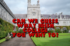 Can We Guess What Irish College You Went To?