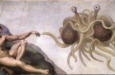 The world's first legally recognised Pastafarian wedding has gone ahead