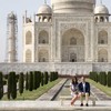 William and Kate posed for some very on-the-nose photos at the Taj Mahal