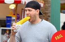 Michael Bublé awkwardly eating corn on the cob is the latest, weirdest meme