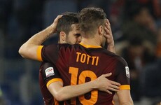 Francesco Totti rolled back the years with a stunning cameo tonight