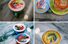 A genius barista has invented rainbow coffee to brighten up your mornings