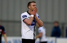 Dundalk's Ciaran Kilduff set for extended lay-off after fracturing bones in his back