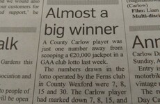 The most Irish news item ever has been spotted in a Carlow paper