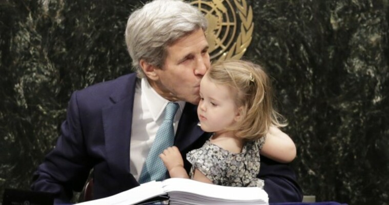 John Kerry's grand-daughter stole the show at the UN today