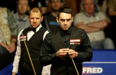 Ronnie's facing a battle today if he wants to stay in the world championships