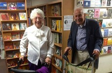 These two 90 year olds were spotted on a blind date in a bookshop and it was so adorable