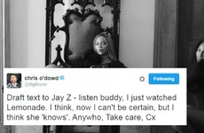 Chris O'Dowd has joined the Jay Z and Beyoncé debate with a brilliant tweet