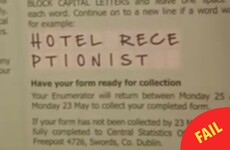 This Kildare girl was hilariously confused by the writing on the Census form