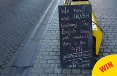 This Carlow café used their chalkboard to share the best bad jokes