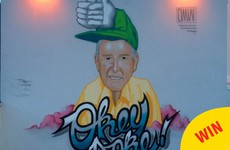 A wonderful Bill O'Herlihy mural has been unveiled on the wall of this Dublin pub