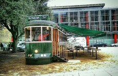 This new café in Dublin is built inside a tram and it looks class