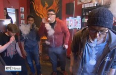 These lads vaping big style took over the RTÉ News