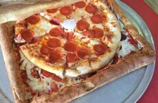 The pizza pizza-box has been invented so you can eat pizza out of pizza