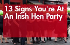 13 signs you're at an Irish hen party