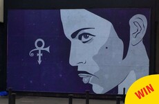 This lovely Prince mural has gone up in Dublin