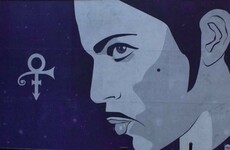 This lovely Prince mural has gone up in Dublin