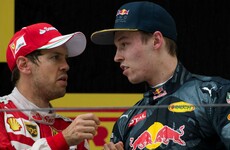 Vettel left fuming by Kvyat collision
