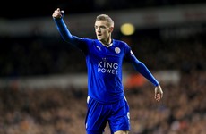 Leicester's Jamie Vardy named Football Writers' Association Footballer of the Year