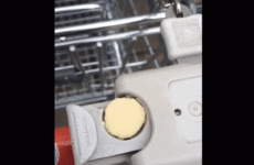 This guy came up with an ingenious solution for when you don't have a coin for your trolley