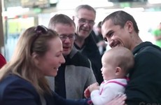 This emigrant's reunion with her family in Cork Airport is absolutely lovely