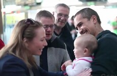 This emigrant's reunion with her family in Cork Airport is absolutely lovely