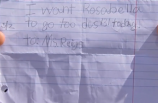 This kid's ridiculous hand-written school note actually worked