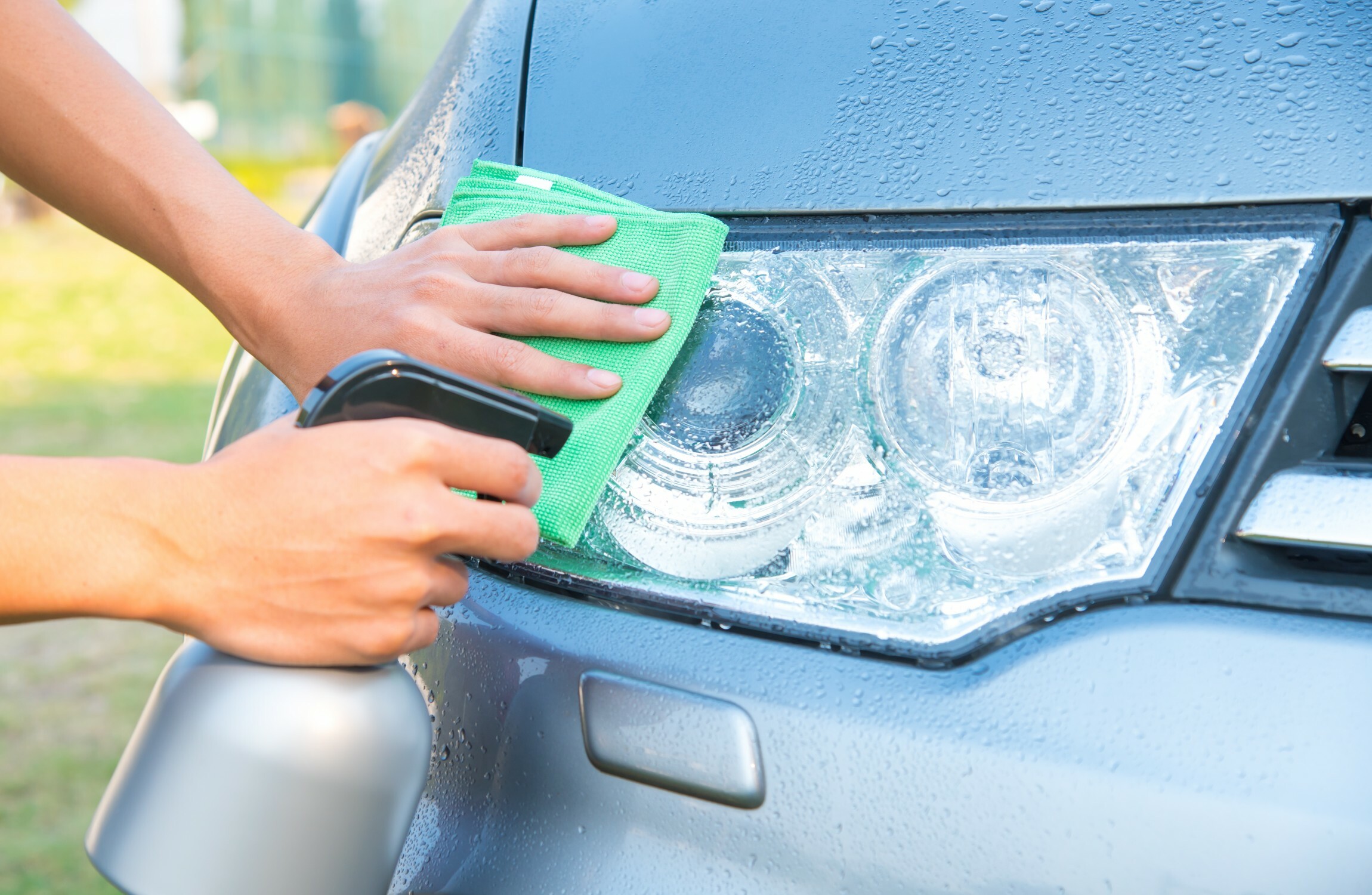 how to clean headlights