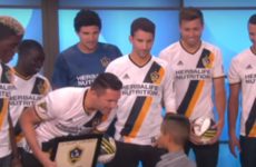 Robbie Keane surprised an adorable little kid on the Ellen Show