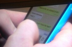 A lad on First Dates was caught rapid sending a morto text on the show last night