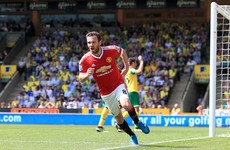 Mata strike keeps United in hunt for Champions League spot, sinks Canaries closer to relegation