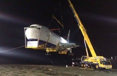 The Boeing has landed: Plane reaches glamping village after mammoth effort