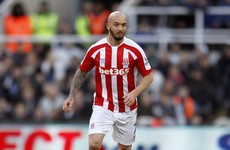 Bad news for Stephen Ireland as he suffers broken leg at training with Stoke