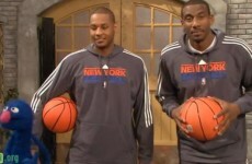 WATCH: NBA stars spend time off playing hoops on Sesame Street