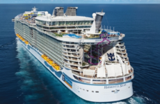 The world's largest cruise ship sets off today