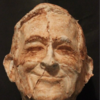 An artist has made Enda Kenny's head from rolls of toilet paper