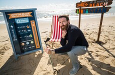 Forget the selfie, take a trashy pic at the beach this weekend instead